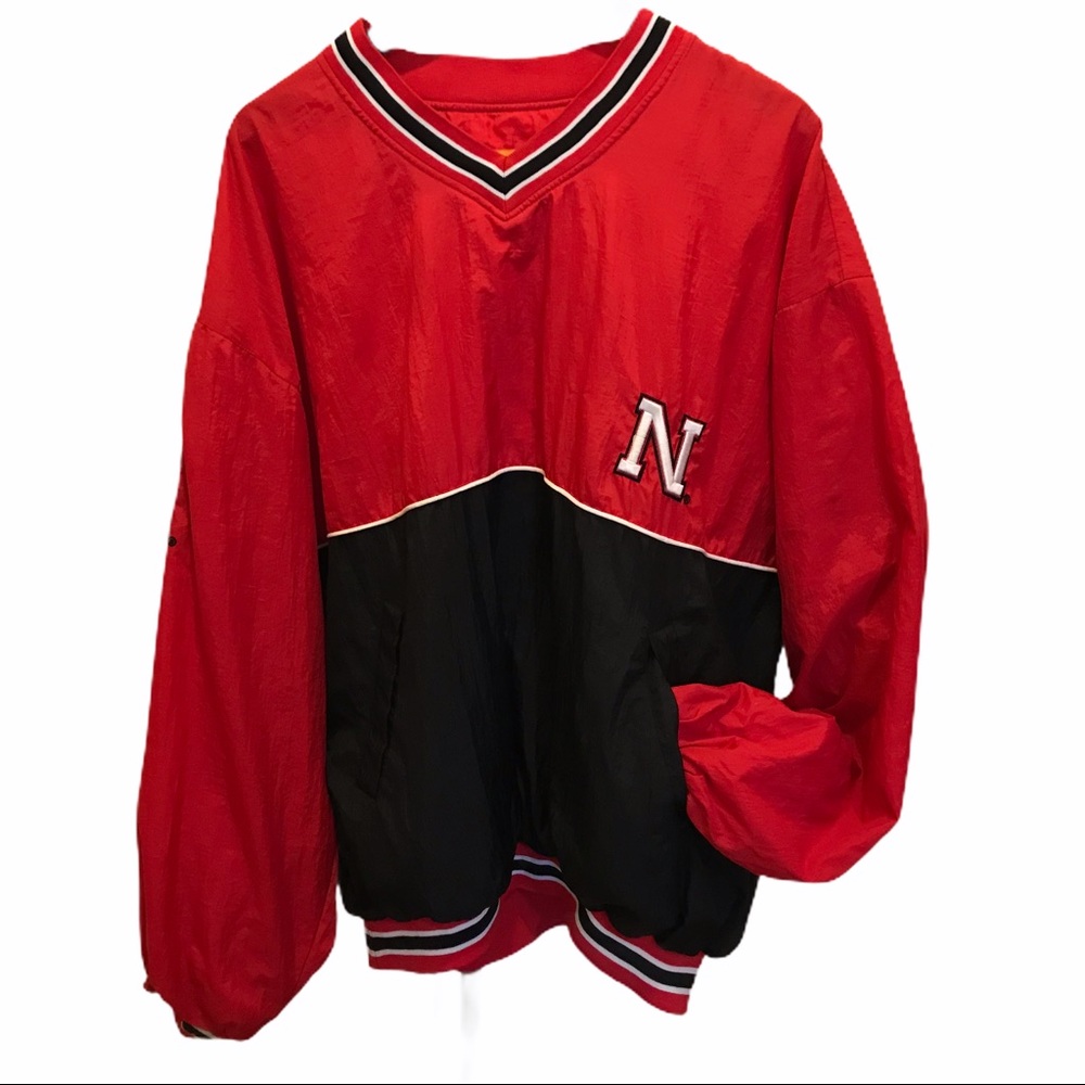 Men’s Colosseum Nebraska Huskers Wind Shirt LG